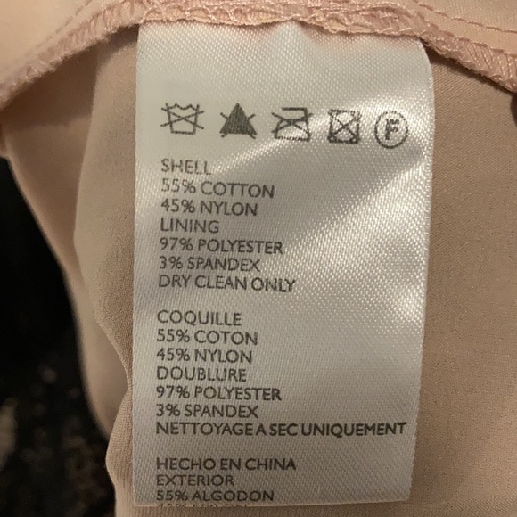 Anthropologie black lace peplum cocktail dress szS - Picture 8 of 8